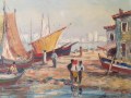 Barcas de Pescadores en el puerto